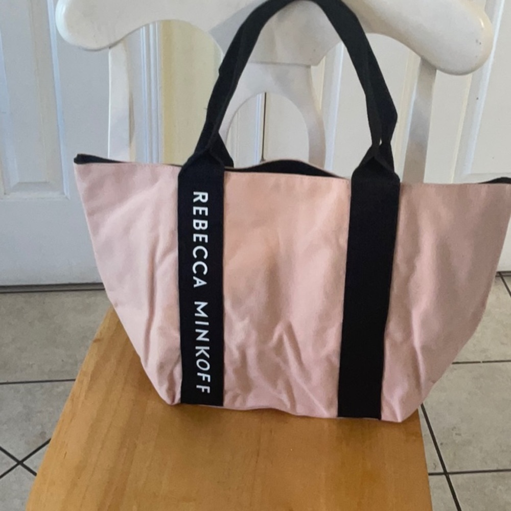 Rebecca Minkoff Pink and Black Tote Bag - Picture 4 of 4